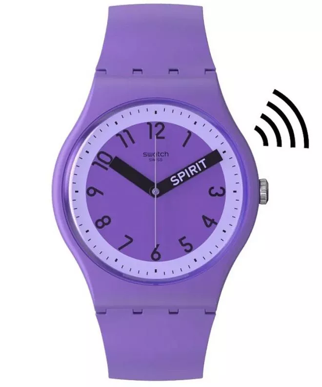 Zegarek Swatch Proudly Violet Pay! SO29V100-5300