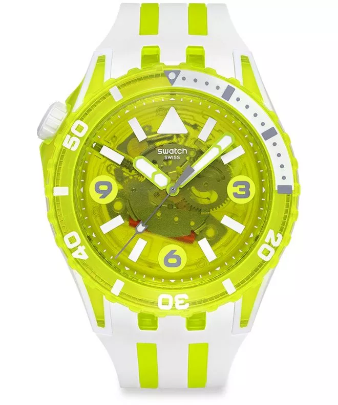 Zegarek Swatch Scubaqua Egg Yolk Skeleton SSCU09J100