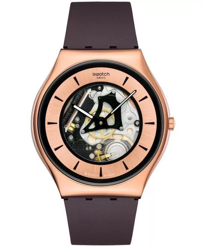Zegarek Swatch Slim Irony Copper Flame Skeleton SS07G107