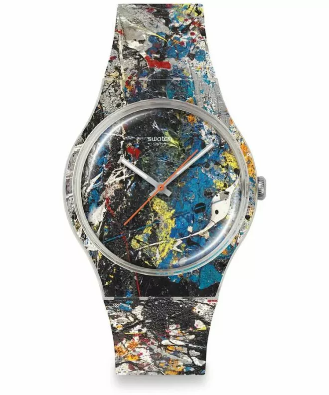 Zegarek męski Swatch X Guggenheim Pollock'S Alchemy SUOZ366