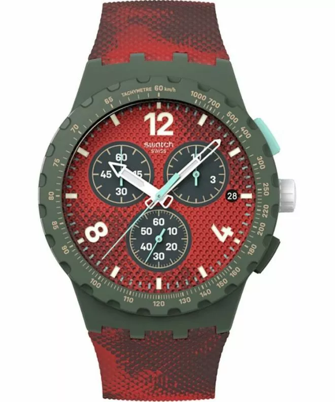 Zegarek Swatch Essentials Crimson Foliage Chronograph SUSG410