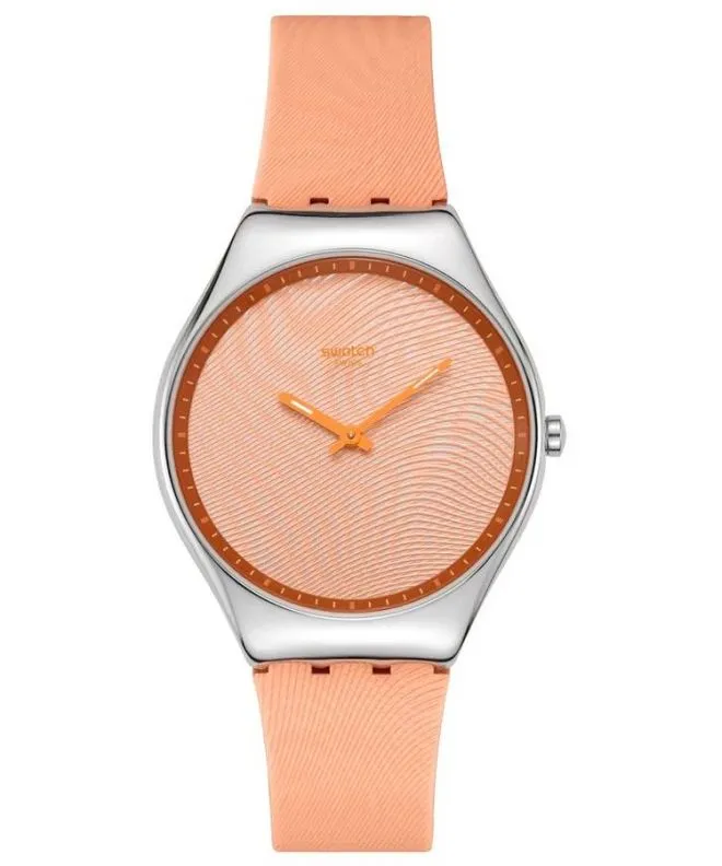 Zegarek damski Swatch Skin Irony Iridescently Peach SYXS166