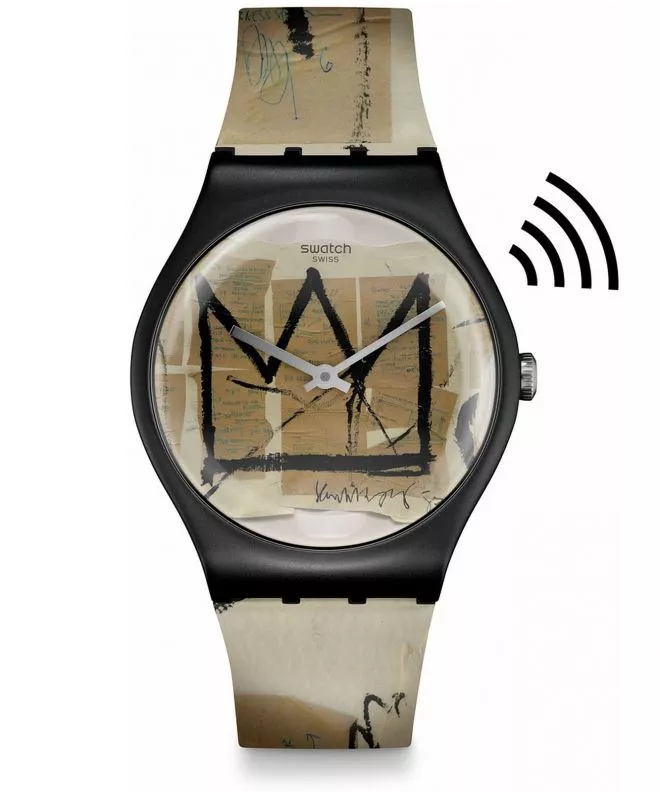 Zegarek Swatch Untitled by Jean-Michekl Basquiat SUOZ355