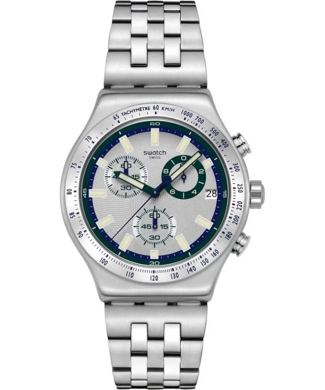 Zegarek Swatch Skin Irony Midnight In The Mirror Chronograph YVS539G