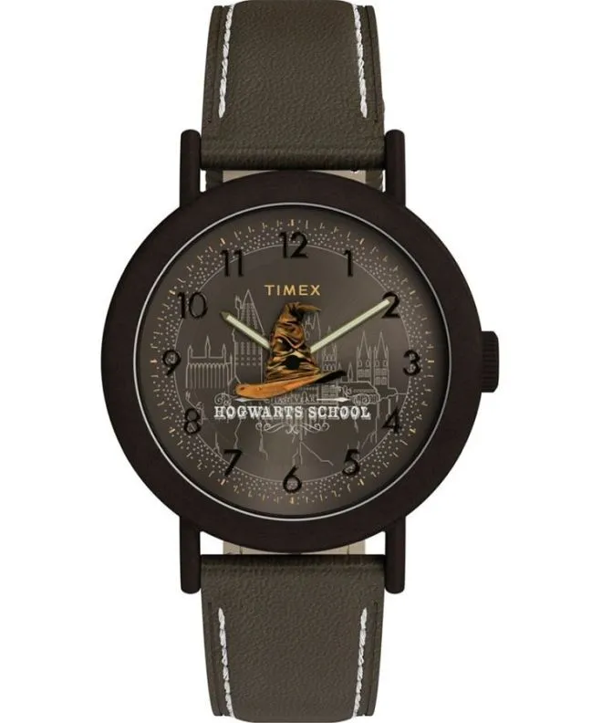 Zegarek Timex Harry Potter X Weekender Sorting Hat 37mm Leather Strap TW2Y77000