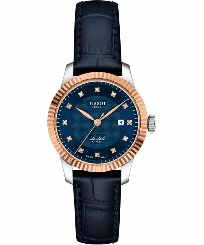 Zegarek damski Tissot Le Locle Gold Automatic Diamond T932.207.46.046.00 (T9322074604600)