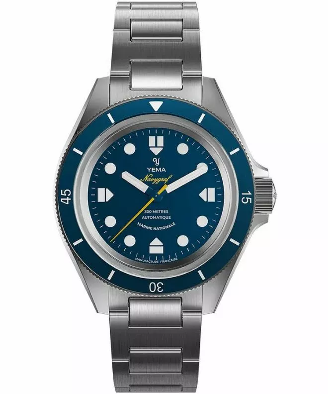 Zegarek męski Yema Navygraf Marine Nationale Automatic 21.14.55.SN.M