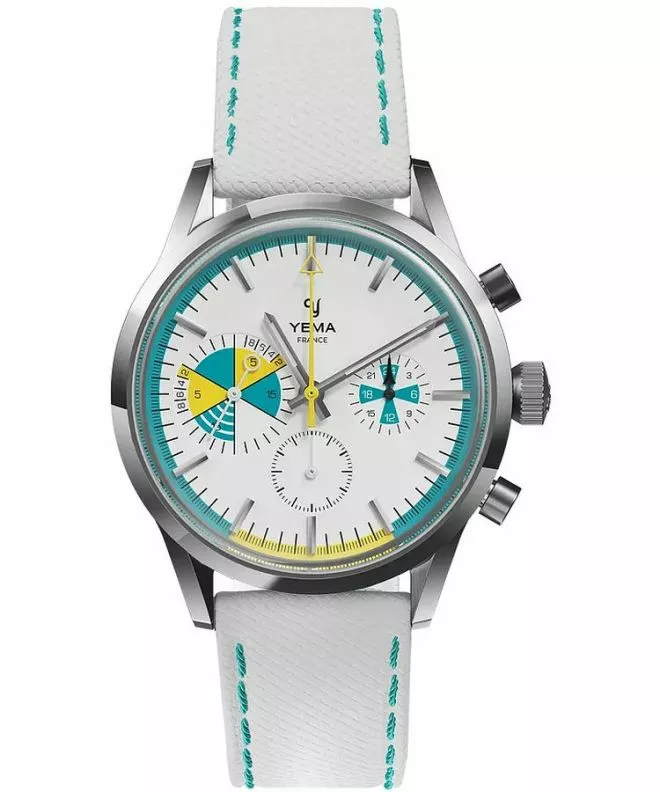 Zegarek męski Yema Yachtingraf Croisière Chronograph YMHF1583-BB