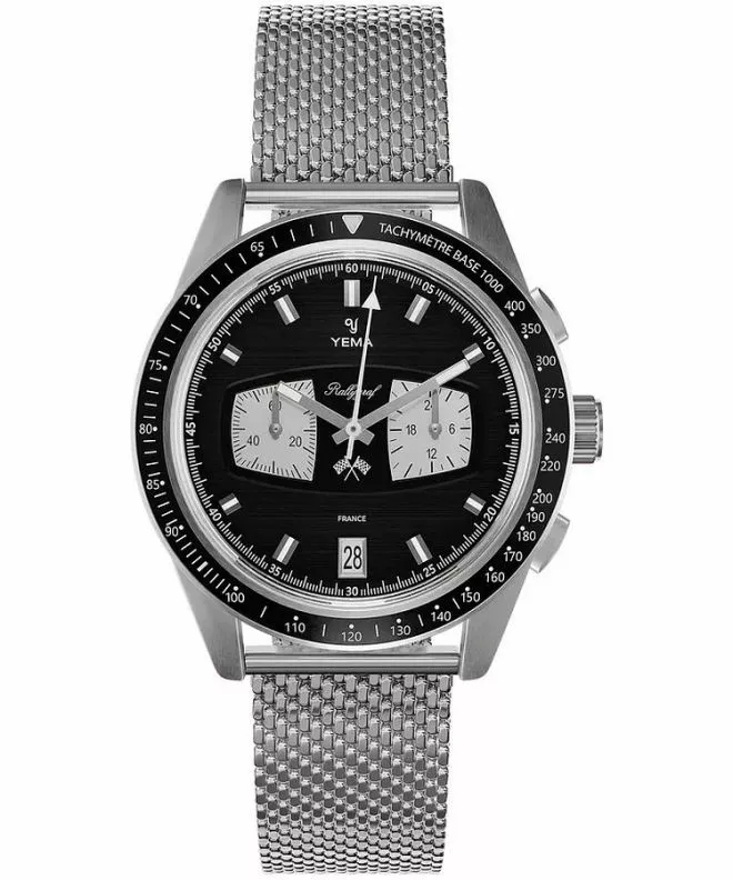 Zegarek męski Yema Rallygraf Reverse Panda II Chronograph YMHF1584-AM