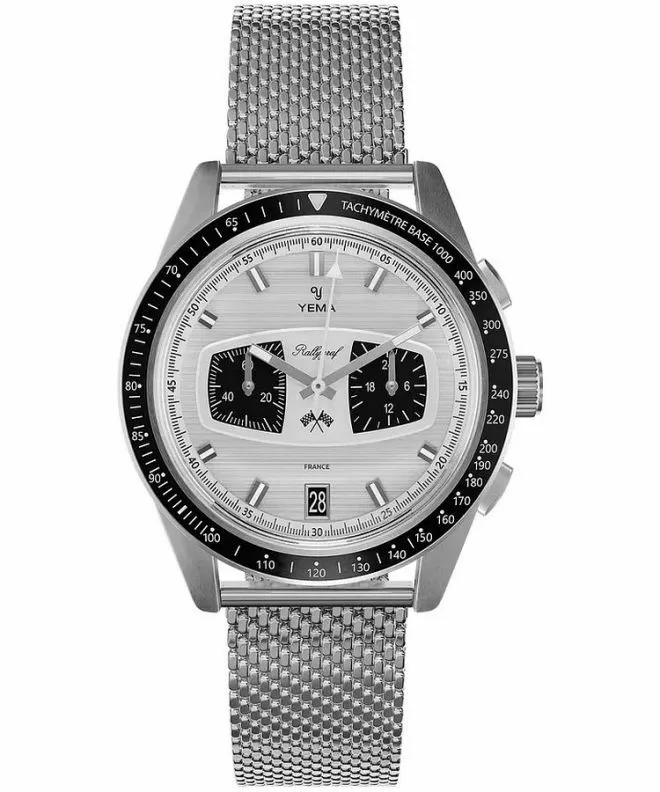 Zegarek męski Yema Rallygraf Panda II Chronograph YMHF1584-BM