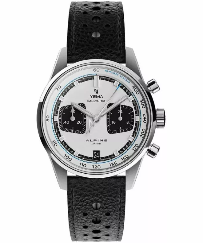 Zegarek męski Yema Rallygraf Alpine Cup Series Chronograph YMHF1589ALP-BA31