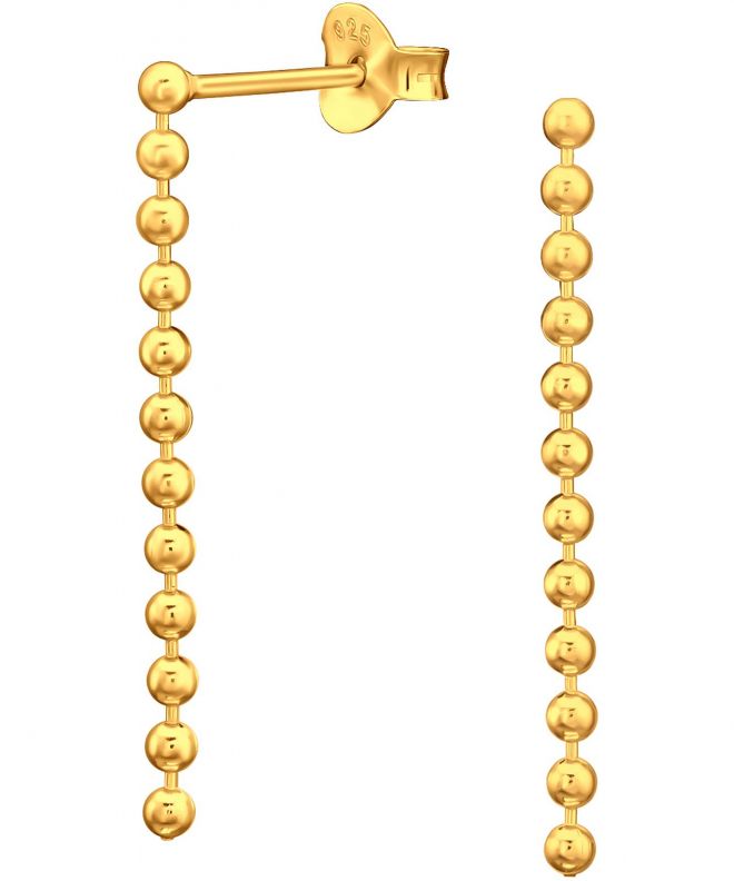 Kolczyki Bonore ze Srebra próby 925 pozłacanego Złotem 999 (24K)
