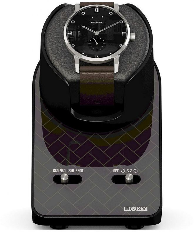 Rotomat Beco Technic Boxy BLDC Nightstand EXT Black Modularny na 1 zegarek z kablem USB