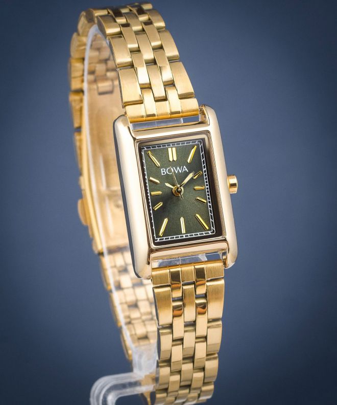 Zegarek damski BOWA Paris Green-Gold Steel 20 PS194-04-144S