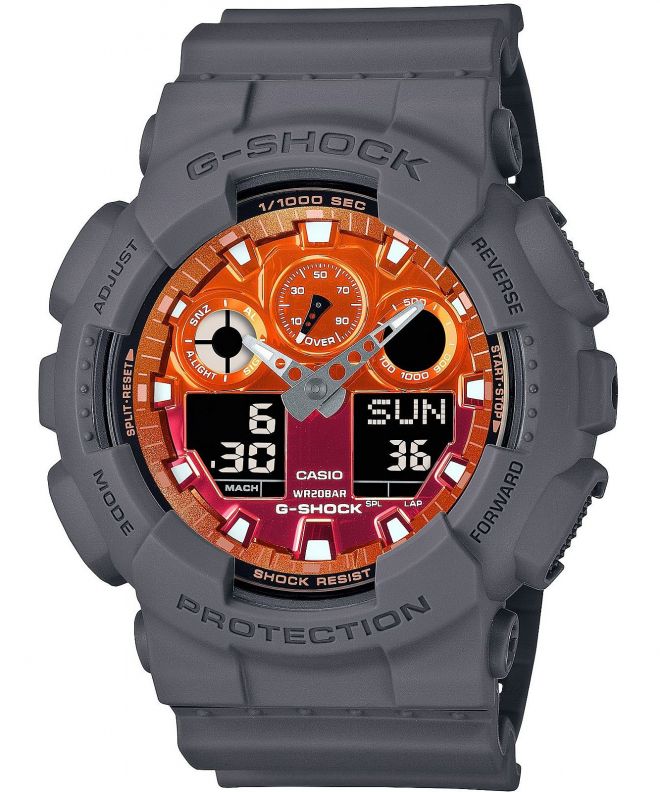 Zegarek męski Casio G-Shock Analog-Digital GA-100FL-8AER