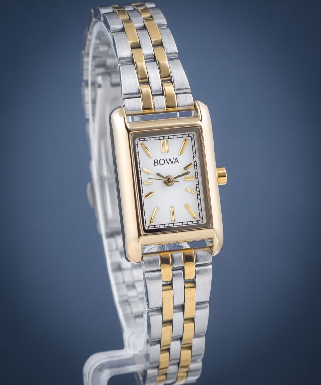 Zegarek damski BOWA Paris White Silver-Gold Steel 20 PS194-54-148S