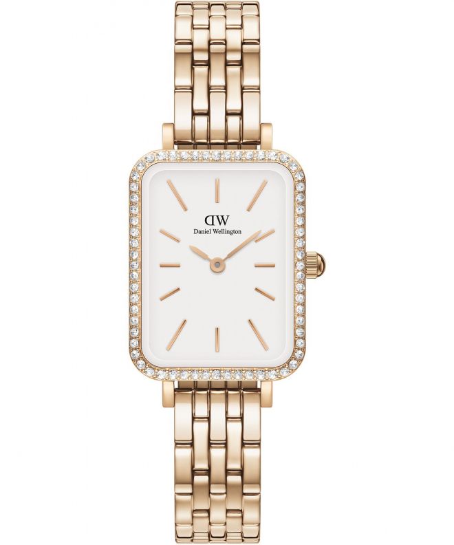 Zegarek damski Daniel Wellington Quadro Lumine Bezel 5-Link Melrose 40 DW00100672