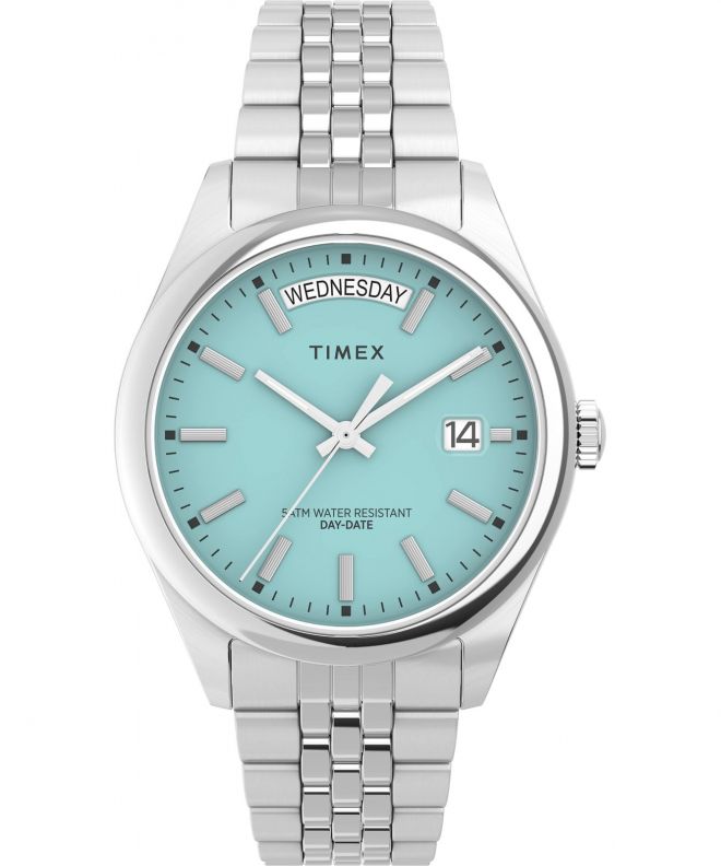 Zegarek damski Timex Legacy Day and Date Tiffany Blue
