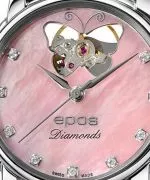 Zegarek damski Epos Ladies Diamonds Open Heart Automatic 4314.133.20.83.13