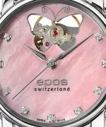 Zegarek damski Epos Ladies Diamonds Open Heart Automatic 4314.133.20.83.15