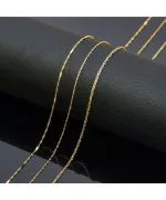 Łańcuszek Bonore 45 cm. Splot Singapur ze złota próby 585 o szerokości 1 mm 146891