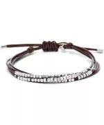 Bransoletka damska Fossil Leather Bracelet JA6379040