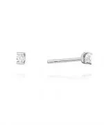 Kolczyki Bonore ze Złota próby 585 z diamentem 0,08 ct