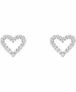 Kolczyki Daniel Wellington Mirelle Heart Silver