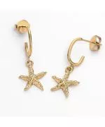 Kolczyki Paul Hewitt Sea Star Hoops Earing Gold PH-JE-1096