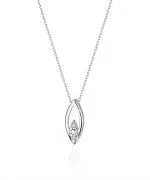 Łańcuszek Bonore 42 - 45 cm ze Złota próby 585 z diamentem 0,08 ct