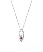 Łańcuszek Bonore 42 - 45 cm ze Złota próby 585 z rubinem 0,05 ct