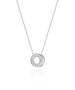 Łańcuszek Bonore 42 - 45 cm ze Złota próby 585 z diamentem 0,06 ct