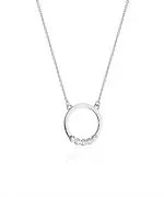 Łańcuszek Bonore 42 - 45 cm ze Złota próby 585 z diamentem 0,045 ct