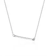 Łańcuszek Bonore 42 - 45 cm ze Złota próby 585 z diamentem 0,03 ct