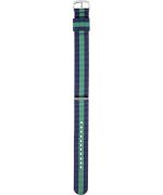 Pasek Morellato Evolution Nastro Cannete Blue-Green 20mm A01X4737A74870CR20