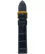 Pasek Zeppelin Black Leather 20 mm