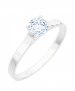 Pierścionek Bonore z białego złota próby 585 z diamentem 0,7 ct