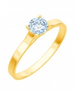 Pierścionek Bonore ze złota próby 585 z diamentem 0,7 ct