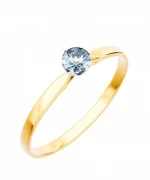 Pierścionek Bonore ze złota próby 585 z diamentem 0,5 ct