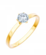Pierścionek Bonore ze złota próby 585 z diamentem 0,7 ct
