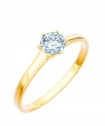 Pierścionek Bonore ze złota próby 585 z diamentem 0,7 ct