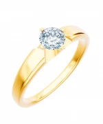 Pierścionek Bonore ze złota próby 585 z diamentem 0,7 ct