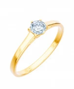 Pierścionek Bonore ze złota próby 585 z diamentem 0,5 ct