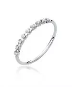 Pierścionek Bonore ze Złota próby 585 z diamentem 0,045 ct