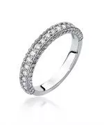 Pierścionek Bonore ze Złota próby 585 z diamentem 0,25 ct