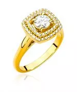Pierścionek Bonore ze Złota próby 585 z diamentem 0,78 ct