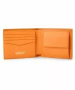 Portfel na banknoty i monety Wolf Signature Orange