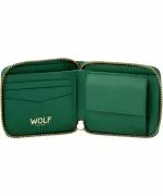 Portfel zamykany na zamek Wolf Signature Green