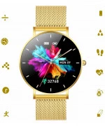 Smartwatch damski Manta Alexa Lux Gold SET SWU501LGD