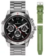Smartwatch Garett V14 Srebrny SET